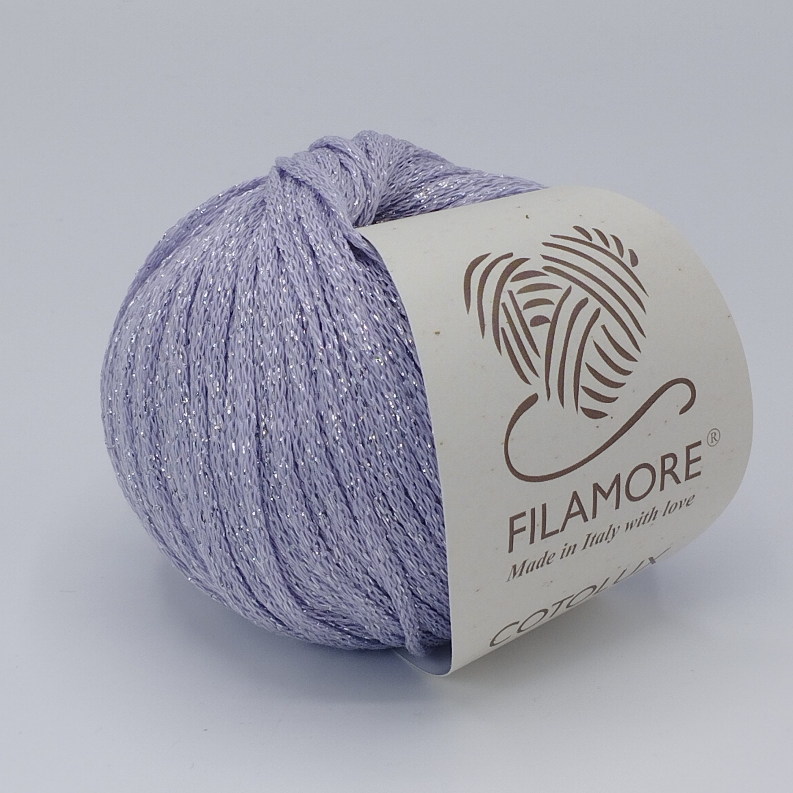 COTOLUX fettuccia 100% cotone con lurex - gomitolo 50 gr - immagine 2