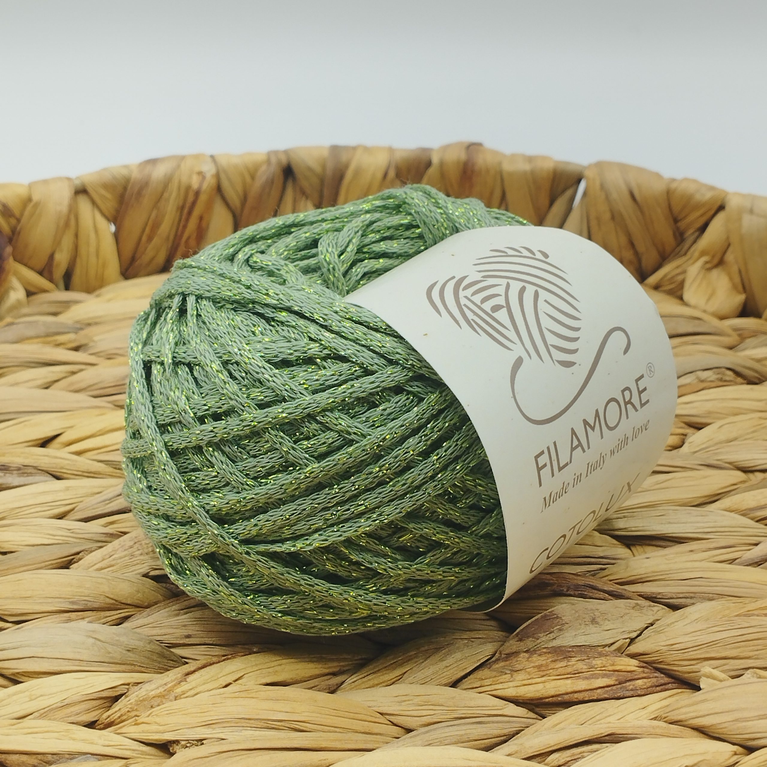 COTOLUX fettuccia 100% cotone con lurex - gomitolo 50 gr - immagine 6